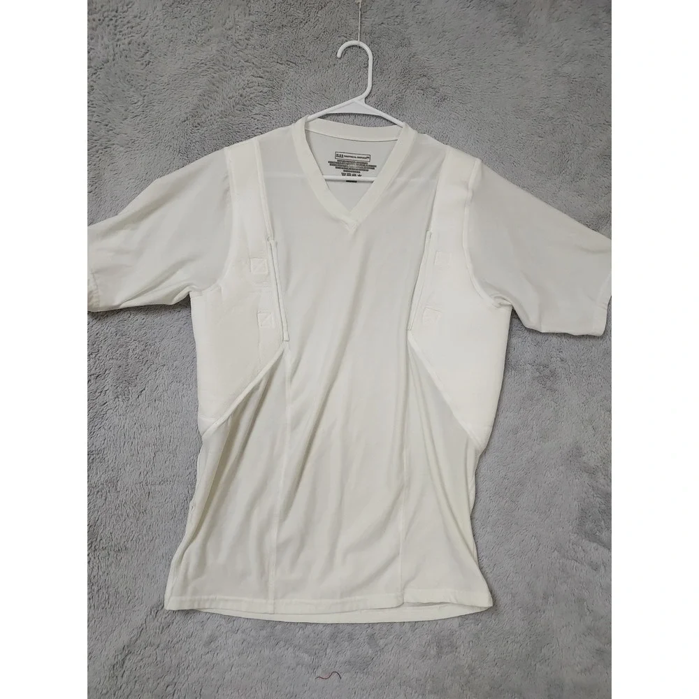 511 Tactical Shirt Mens 2XL Tactical Conceal Carry Holster OFF White Base Layer